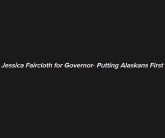 Jessica Faircloth No Party Affiliation candidate for Alaska Governor 2026