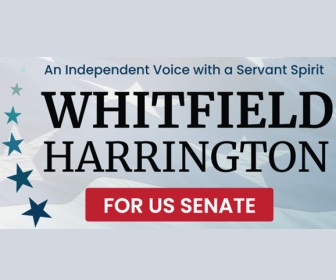 Whitfield Harrington Jr. Independent candidate for Illinois U.S. Senator 2026