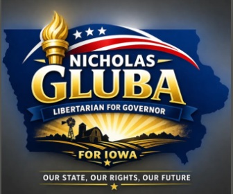 Nicholas Gluba Libertarian candidate for North Dakota Governor 2026