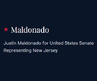 Justin Maldonado Independent candidate for New Jersey U.S. Senator 2026